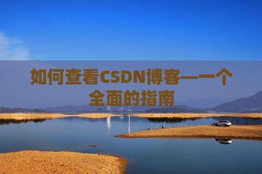 如何查看CSDN博客—一个全面的指南