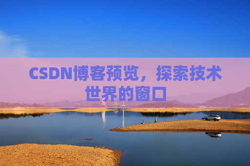 CSDN博客预览，探索技术世界的窗口